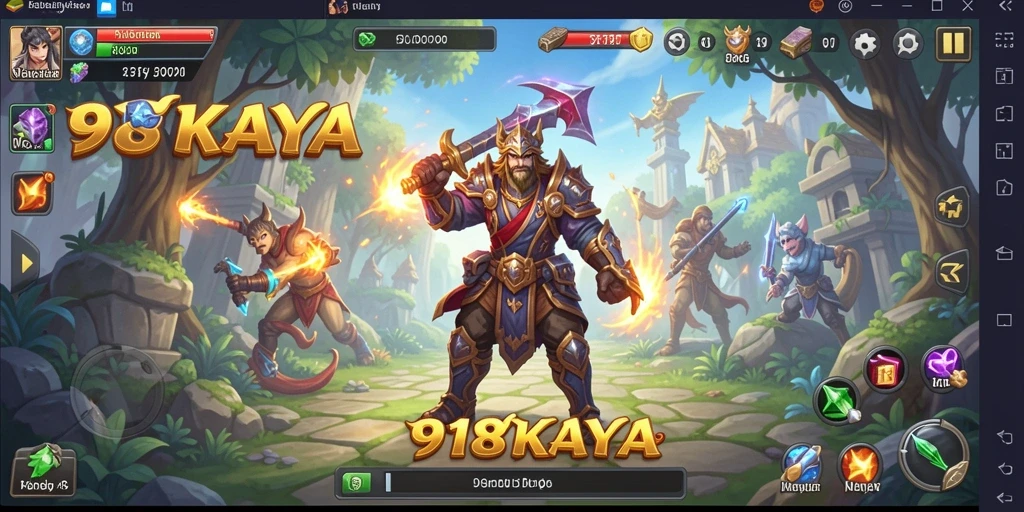 Tampilan gameplay RPG yang menarik dalam 918KAYA.