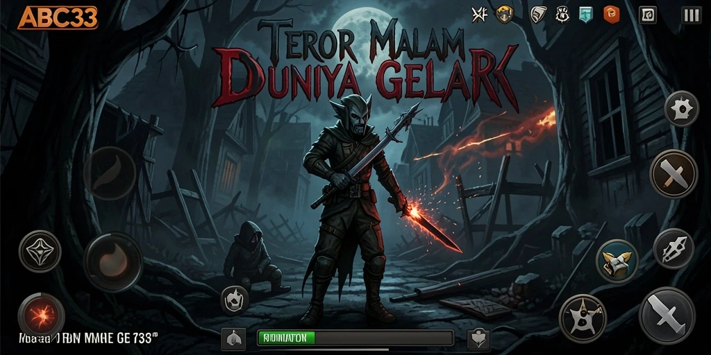 Screenshot gameplay menakutkan dari ABC33 yang penuh ketegangan.