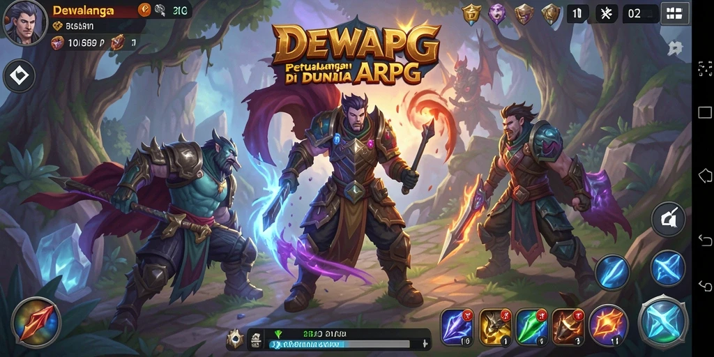 Tampilan gameplay DEWAPG yang mendebarkan dan penuh aksi.