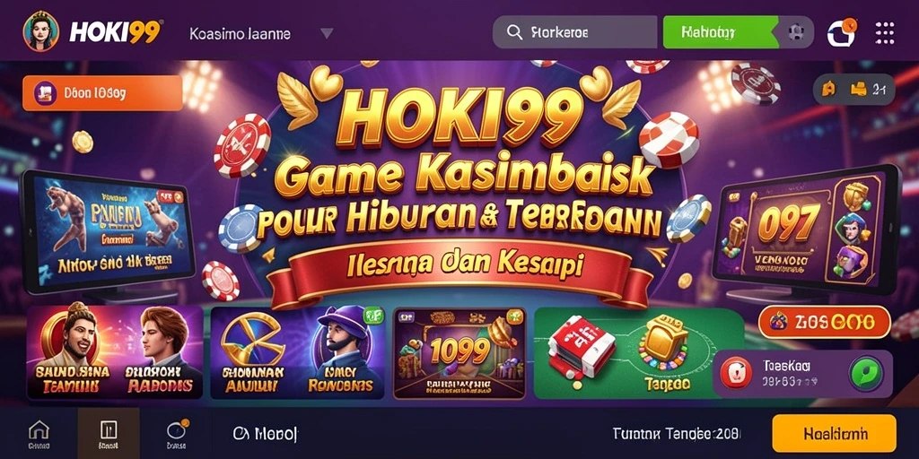 Screenshot HOKI99 menampilkan gameplay Kasino yang seru dan mengasyikkan.