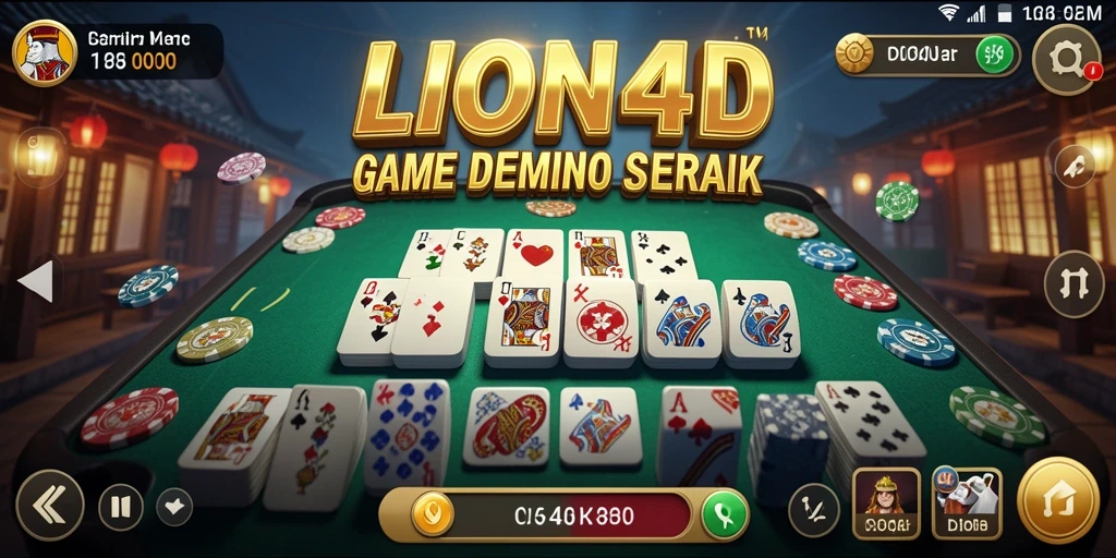 Tampilan gameplay dominonya yang seru dan interaktif.
