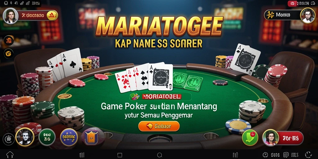 Tampilan gameplay MARIATOGEL yang menegangkan dan interaktif.