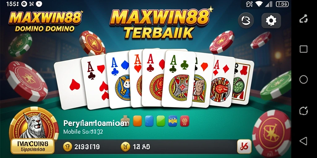 Screenshot gameplay MAXWIN88 menampilkan keterampilan bermain Domino.