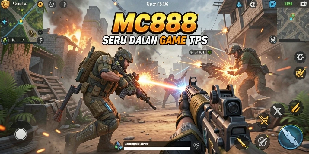 Gameplay seru dengan aksi pertempuran yang intens di MC888.