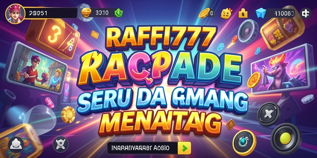Tampilan gameplay seru dari RAFFI777 dengan berbagai tantangan.