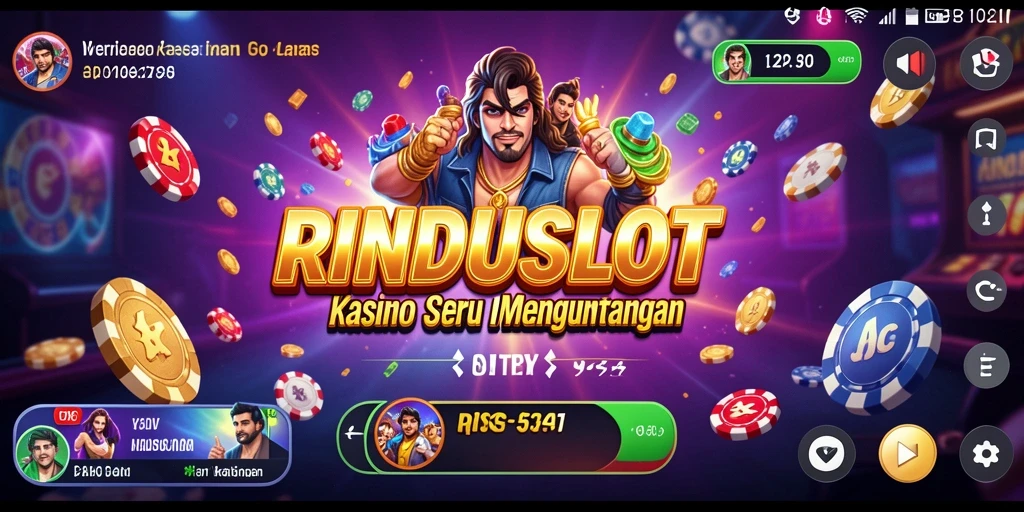 Tampilan gameplay RINDUSLOT yang seru dan menawan.