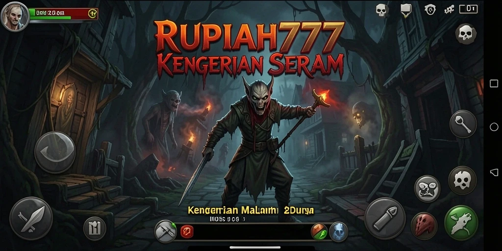 Screenshot gameplay RUPIAH777 menampilkan suasana Horror yang mencekam dan mendebarkan.