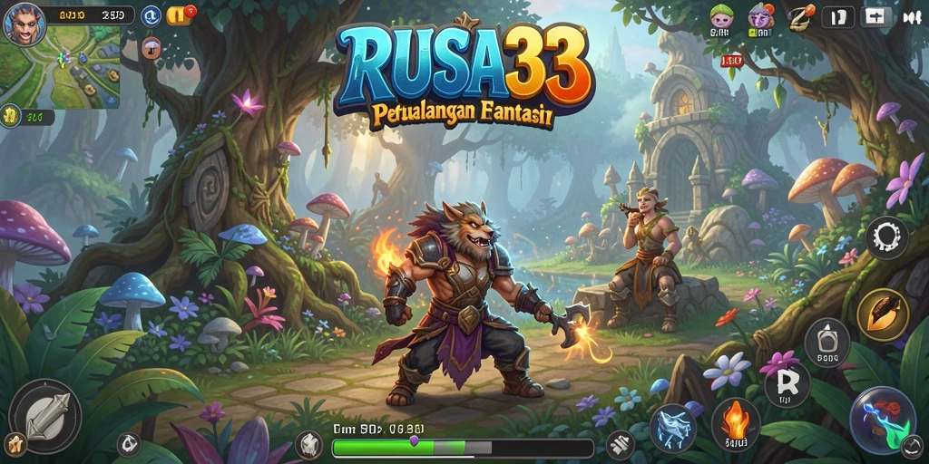 Tampilan gameplay RUSA33 yang menegangkan dan penuh warna.