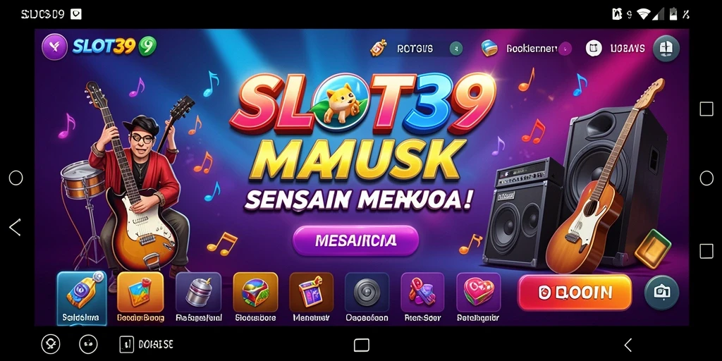 Screenshot dari gameplay <strong>SLOT39</strong> dengan tampilan antarmuka yang menarik.