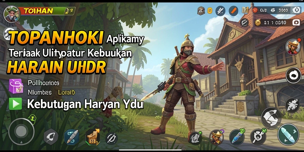 Screenshot utama TOPANHOKI menampilkan antarmuka aplikasi Utility yang ramah pengguna.