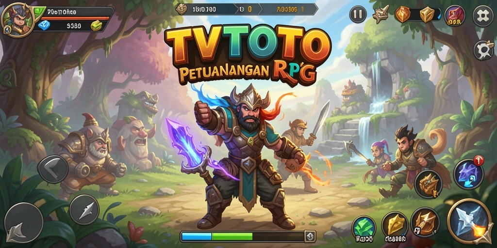 Tangkapan layar dari gameplay TVTOTO yang menampilkan petualangan yang mendebarkan.